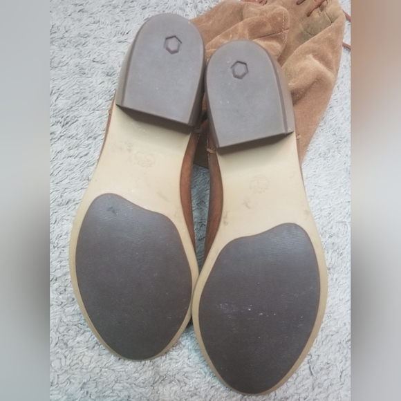 Timberland Brynlee Park Knee High Leather Boots in Brown SZ 9.5 - Picture 12 of 13